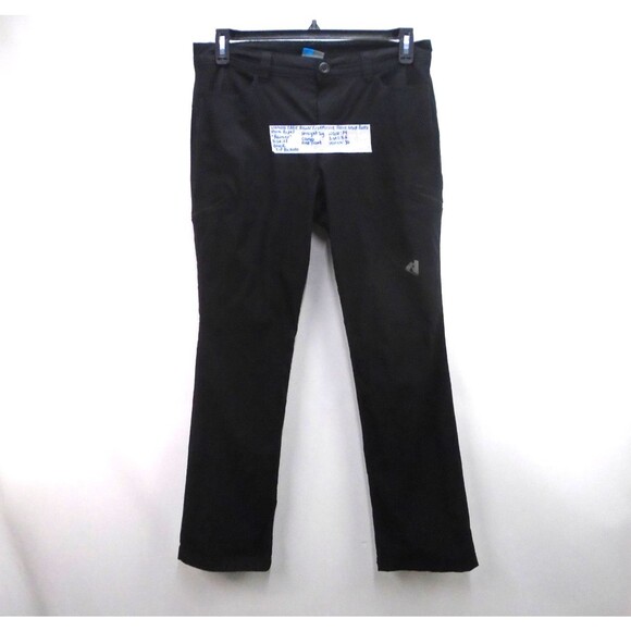 Eddie Bauer First Ascent Rainier Women Size 12 (34x30) Black Pants Fleece Lined - Picture 1 of 12